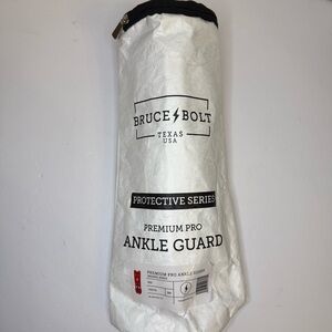 NWT Bruce Bolt Protective Series Ankle Guard Youth Red Premium Pro